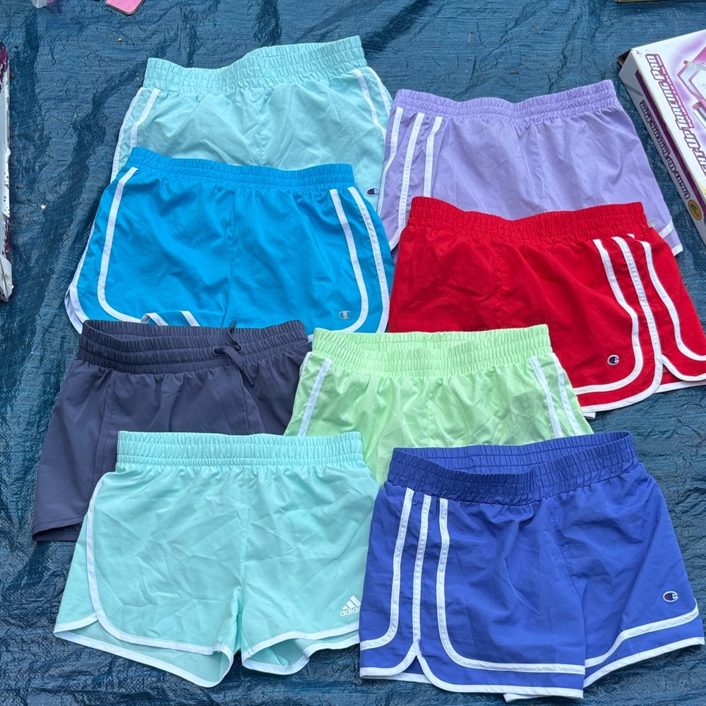 Champion Kids Shorts - Red, Blue, Purple, Green, Gray